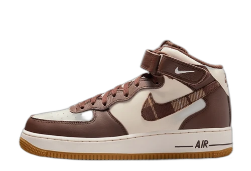 Nike Air Force 1 Mid '07 Brown Plaid