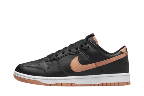 Nike Dunk Low Black Amber Brown