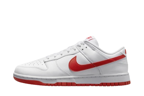 Nike Dunk Low Retro White Picante Red