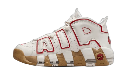 Nike Air More Uptempo Phantom Gym Red Gum (Women's)