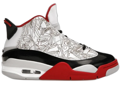 Jordan Dub Zero White Varsity Red (2022) (GS)