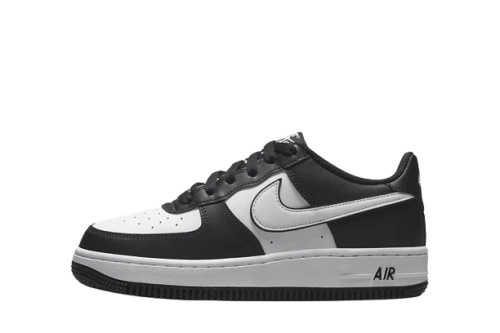 Nike Air Force 1 Low LV8 2 White Swoosh Panda (GS)