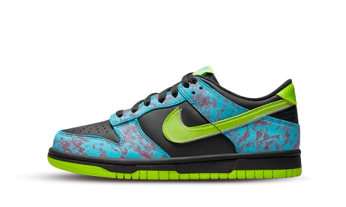 Nike Dunk Low SE Acid Wash Baltic Blue Volt (GS)