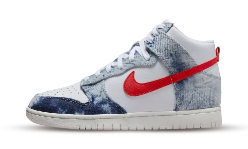 Nike Dunk High Washed Denim Pack (Women's)