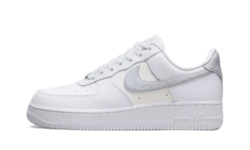 Nike Air Force 1 '07 Mini Swooshes White Sail Metallic Silver Pure Platinum (Women's)