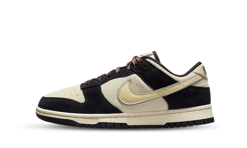 Nike Dunk Low LX Black Suede Team Gold (Women's)
