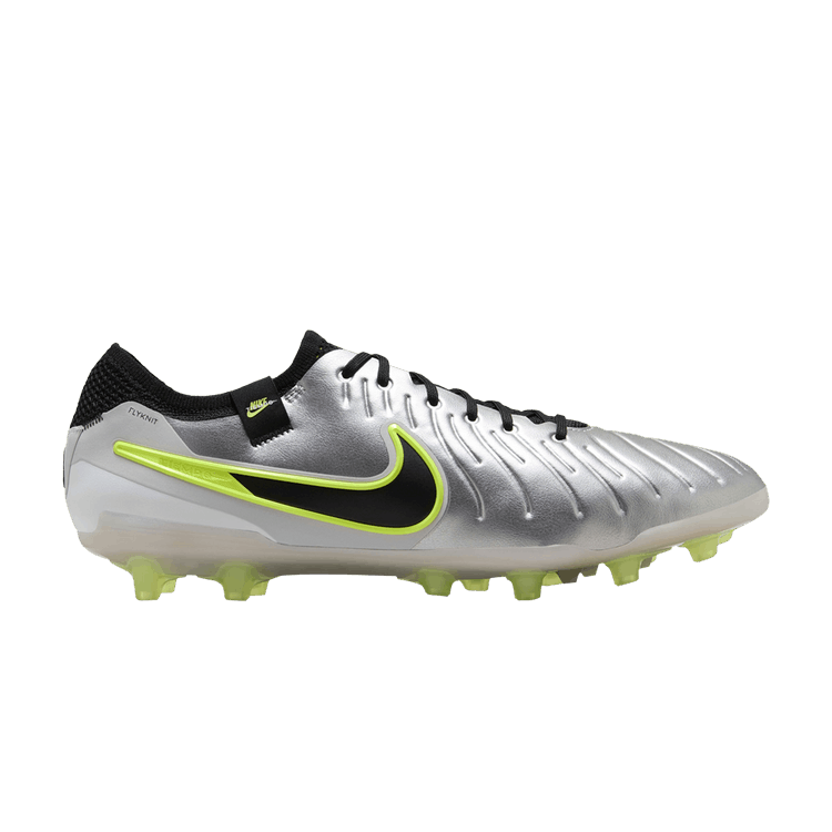 Nike Tiempo Legend 10 Elite AG-Pro Metallic Silver Volt Black