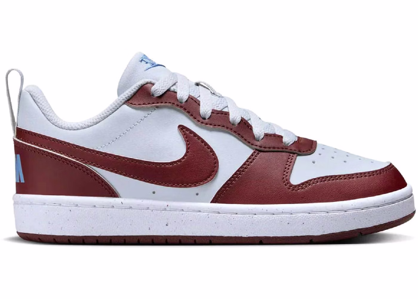 Nike Court Borough Low Recraft Pure Platinum Dark Team Red Blue Beyond (GS)