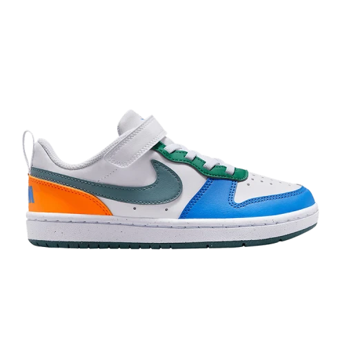 Nike Court Borough Low Recraft White Malachite Blue Crystal Mineral Slate (PS)