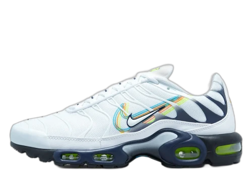 Nike Air Max Plus 3D Swoosh White Volt Football Grey Blackened Blue