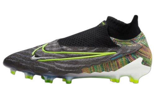 Nike Gripknit Phantom GX Elite Dynamic Fit Fusion FG Black White Blue Glow Volt