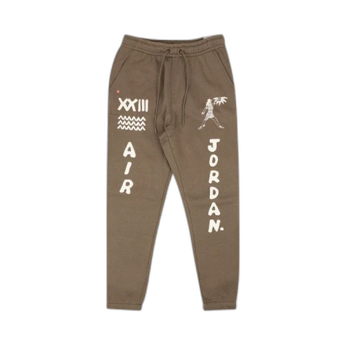 Jordan Artist Series By Umar Rashid Flight Fleece Sweatpants Brown