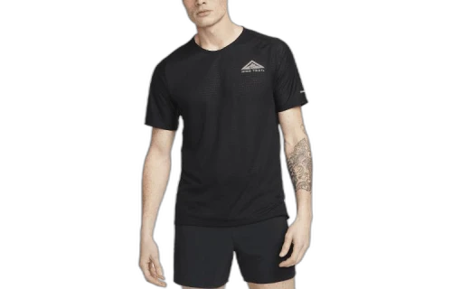 Nike Trail Solar Chase T-Shirt 'Black/White'