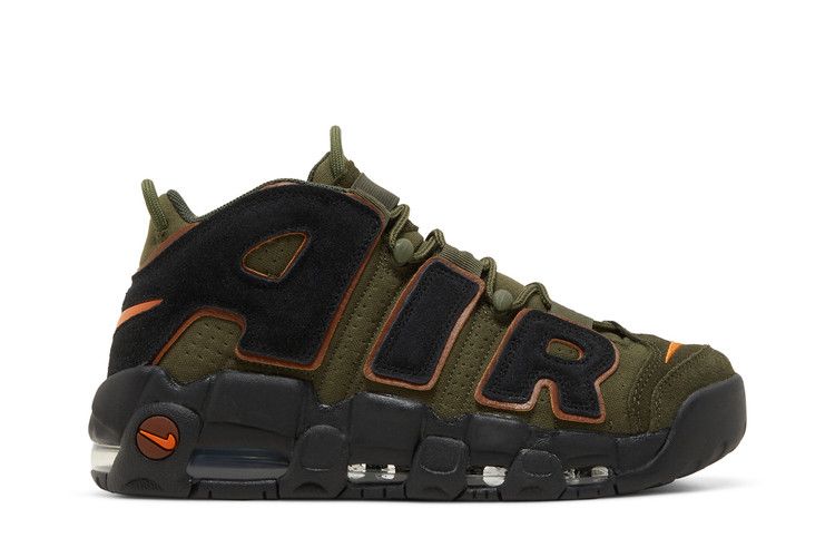 Nike Air More Uptempo 96 Cargo Khaki Alpha Orange