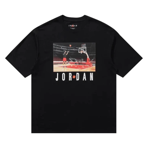 Jordan x Undefeated Free Throw Tee Black