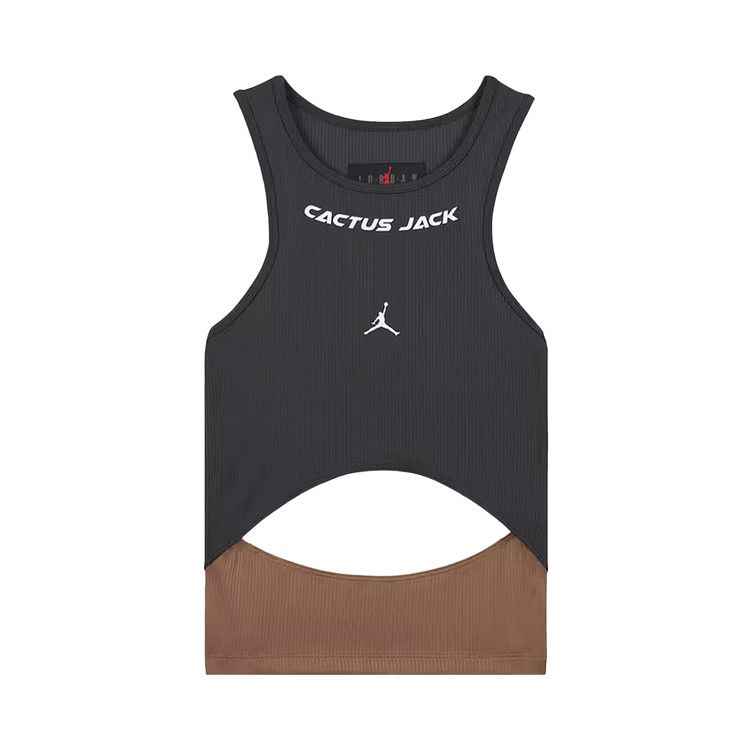 Jordan x Travis Scott Cactus Jack Women's Tank Top Dark Smoke Grey
