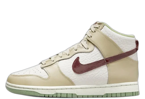 Nike Dunk High Tumbled Tan White Brown (Women's)