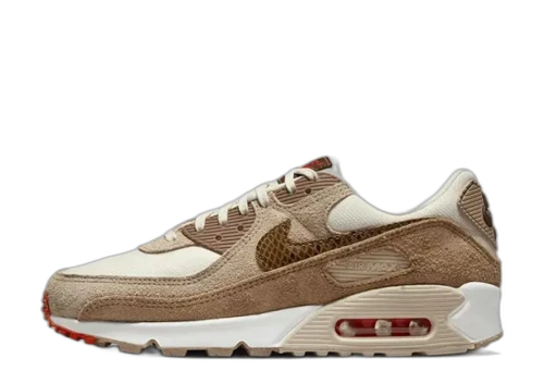 Nike Air Max 90 SE Pale Ivory Snakeskin Swoosh (Women's)