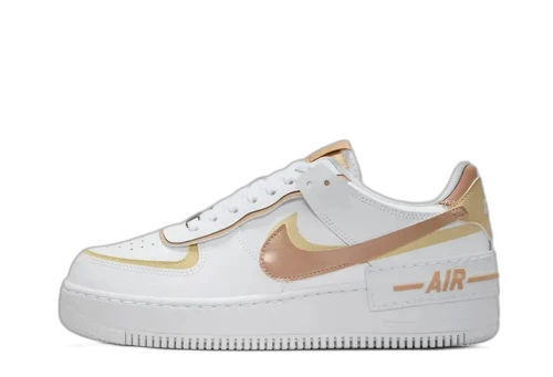 Nike Air Force 1 Low Shadow White Team Gold Rattan (Women's)