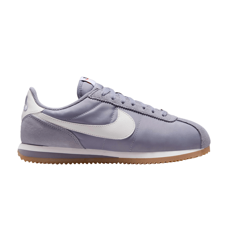 Nike Cortez Textile Cement Grey Gum Light Brown Safety Orange Sail (Women's)