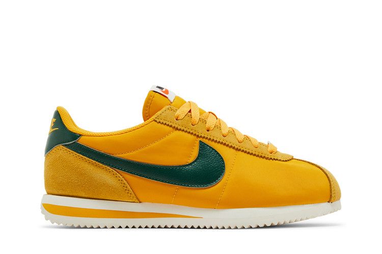 Nike Cortez Textile Yellow Ochre Gorge Green (Women's)