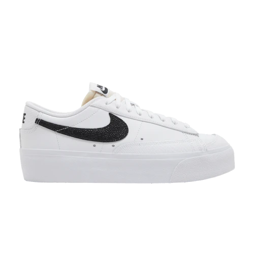 Nike Blazer Low Platform White Black Stingray (Women's)