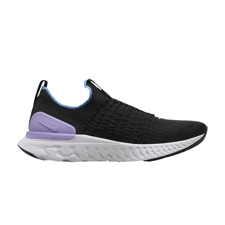 Nike React Phantom Run Flyknit 2 Black Barely Grape University Blue (Women's)