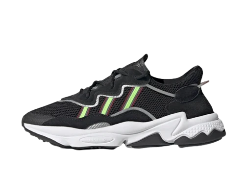 adidas Ozweego Core Black Solar Green