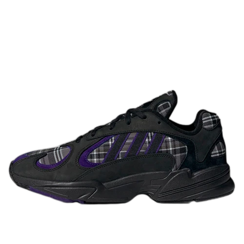 adidas Yung-1 Purple Plaid