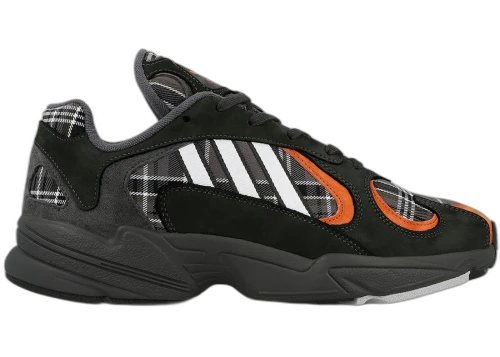 adidas Yung-1 Orange Plaid