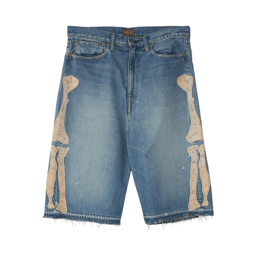 Kapital Denim 5 Pockets Shorts (Bone) 'Pro'