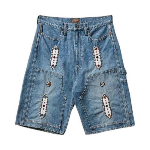 Kapital Denim Shorts (Studs Remake) 'Pro'