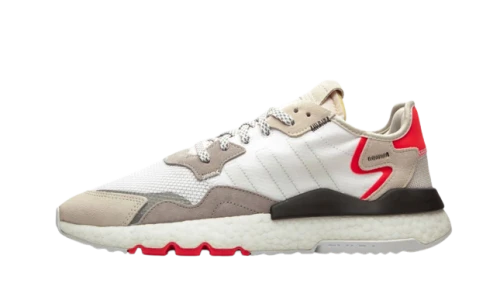 adidas Nite Jogger White Shock Red
