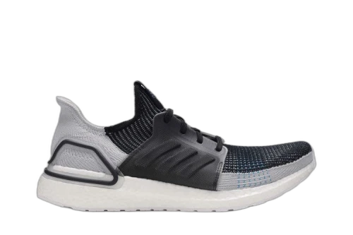 adidas Ultra Boost 19 Core Black Grey Six Shock Cyan