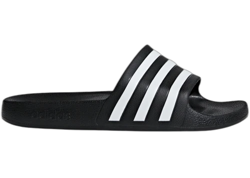 adidas Adilette Aqua Slides Core Black Cloud White