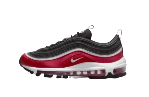 Nike Air Max 97 SE Black Silver Varsity Red (GS)