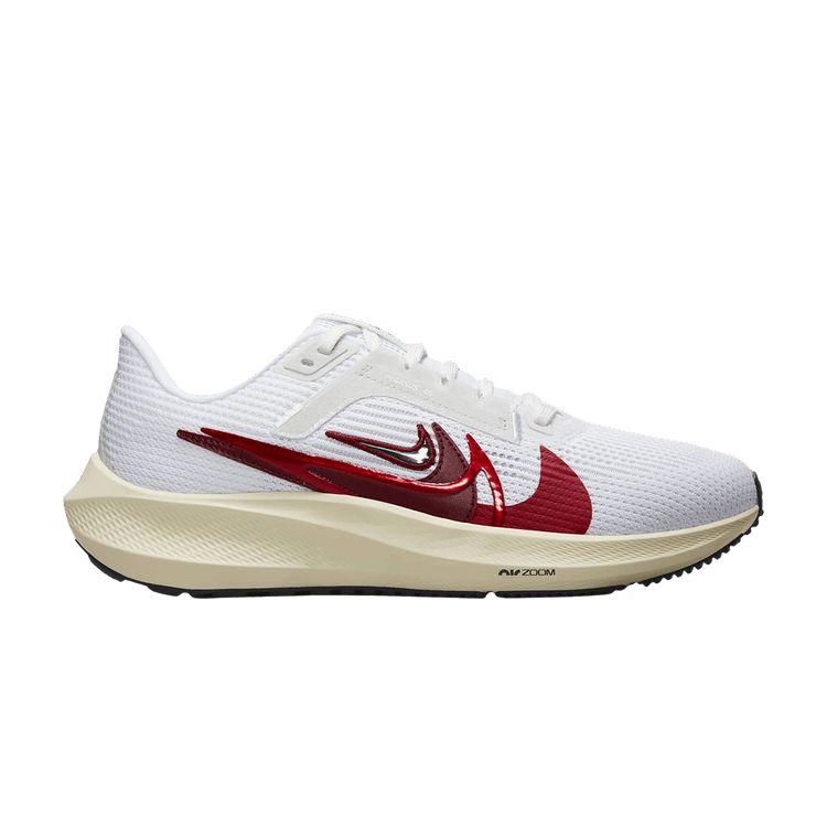 Nike Pegasus 40 Premum White Team Red (Women's)