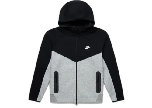 Nike Sportswear Tech Fleece Windrunner Full-Zip Hoodie Dark Grey Heather/Black/White