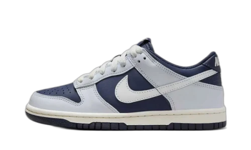 Nike Dunk Low Football Grey Midnight Navy (GS)