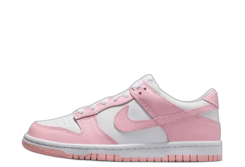 Nike Dunk Low White Medium Soft Pink (GS)