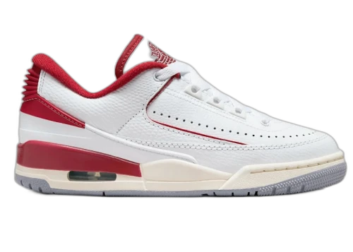 Jordan 2/3 White Varsity Red (GS)