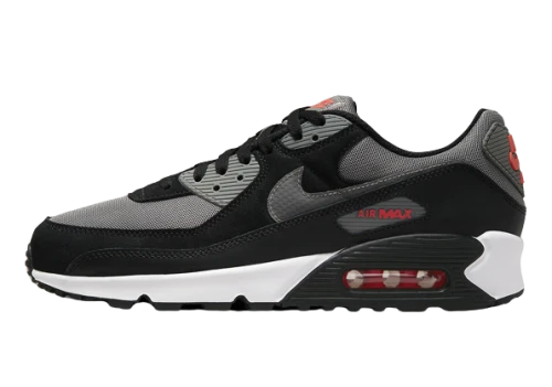 Nike Air Max 90 Grey Black Red (2022)