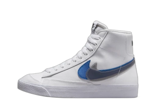 Nike Blazer Mid Next Nature Double Swoosh White Hyper Royal (GS)
