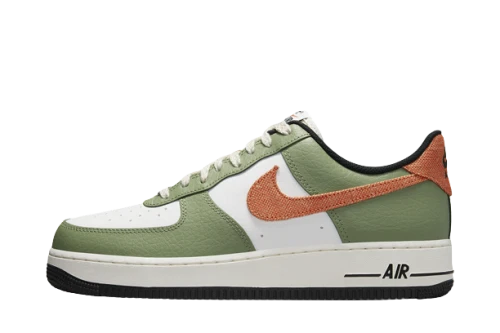 Nike Air Force 1 Low '07 Oil Green Orange