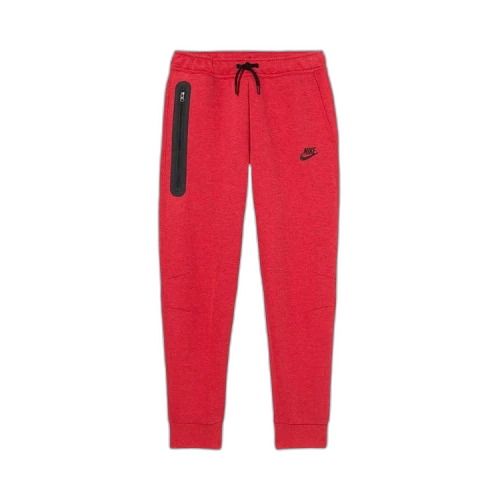 Nike Sportswear Kids' Tech Fleece Joggers Light University Red Heather/Black/Black