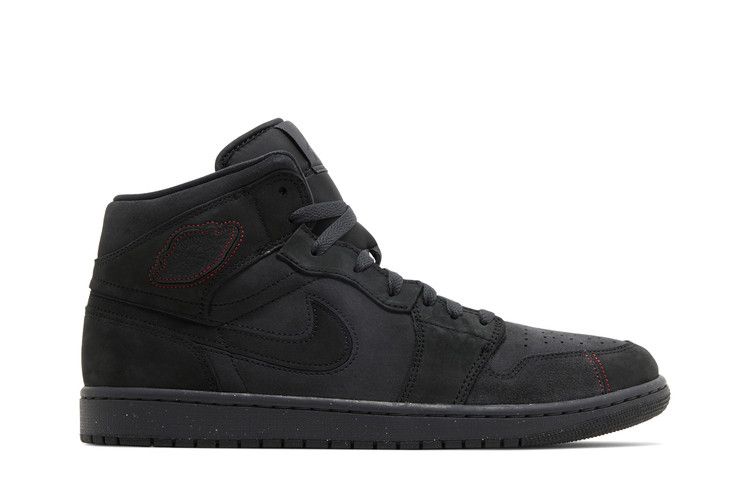 Jordan 1 Mid SE Craft Dark Smoke Red