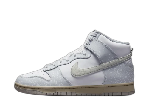 Nike Dunk High Spray Paint White Pure Platinum
