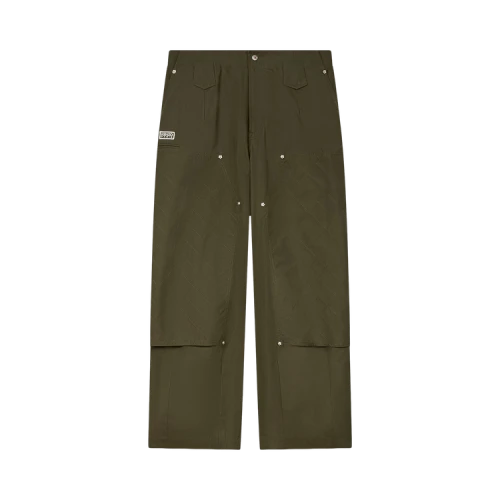 Kenzo Weave Double Knee Pant 'Green'