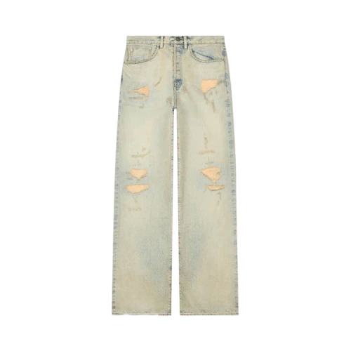 Kenzo Turn Up Wide Fit Jeans 'White'