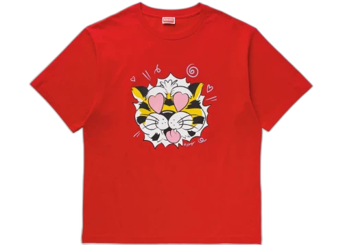 KENZO Wild Tiger Tee Cherry